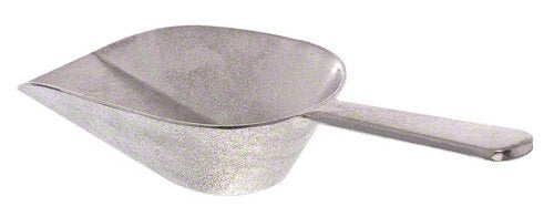 16-Ounce Flat Bottom Aluminum Scoop - color: Aluminum - Flat Bottom, size: 16 Oz