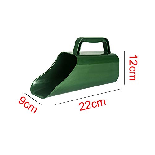 Garden Plastic Shovel, Garden Tool Bucket Shovel, Cultivation Bucket Scoop Sieve Multi Function Spoon Rush Potted Plant Wear Resistant Digging Tool for Flower, Vegetable, Plants Care (a)