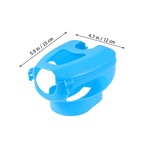balacoo Pigeon Fixed Mount Bird Feeder Accessory Birds Mounting Bracket Fixed Rack for Feeding Water Medication Washable Reusable Carrier Supportor 5.90 X 4.92 X 3.14 in