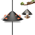 Squirrel Baffle for Bird Feeder Pole, Squirrel Guard Defender, Squirrel Proof Bird Feeders for Outdoors Hanging Cover, Outside Pole Mount Bird House Guard for Outdoor Shepherd's Hook, 19In, 1 Pack