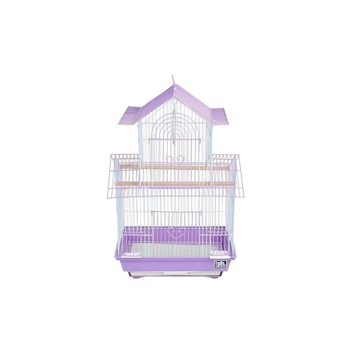 Bird Cage Spacious & Durable - Natural Wood Accents - Comfortable Habitat for Parakeets & Canaries
