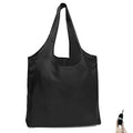 BeeGreen Reusable Grocery Shopping Bag -Travel Tote Bag - Foldable Compact Sturdy Bags - color: Black, style: Standard Extra Large