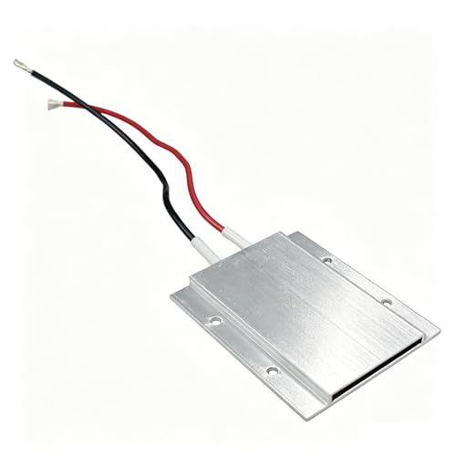 PTC Heating Element 12V 200C AC/DC Insulated Ceramic Heating Plate | Insulated Aluminum Shell, Constant Temp Thermostatic, Energy Saving, Long Service Life, for Small Space, 3.03×2.44", PTCYIDU - color: 12V 200C