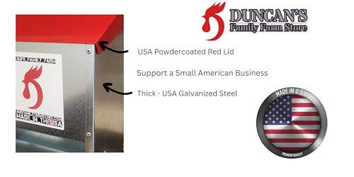 DUNCAN'S FAMILY FARM STORE Duncans Poultry 12 LB Mini Space Saver Wall Feeder