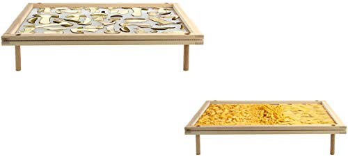 Eppicotispai Set of 4 Stackable Food Dryers to Assemble into a 4-Tier Food-Dryer Rack