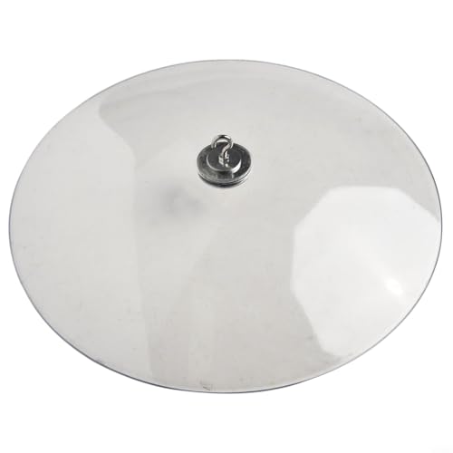 Clear Plastic Squirrel Baffle Weather Guard for Hanging or Pole-Mounted Wild Bird Feeders, for Heavy-Duty Outdoor Accessory