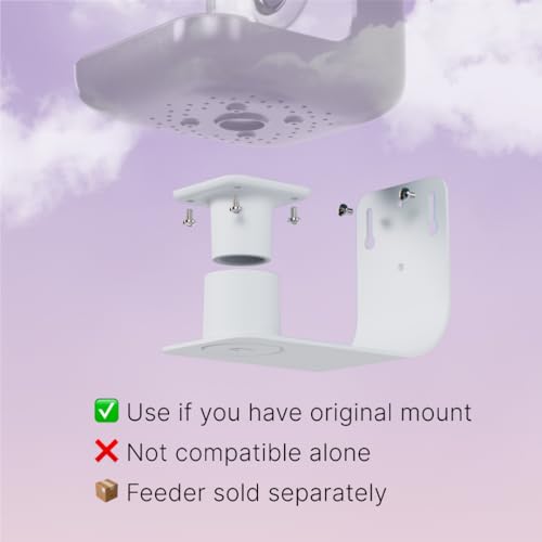 Birdbuddy Wall Mount for Bird Feeders, Walls & Fences, Weatherproof