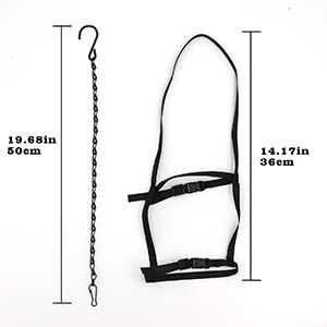 Dnoifne 2 Pack Chicken Hanging Straps for Poultry Farm Chicken Waterer Feeder(Bottle Not Included)