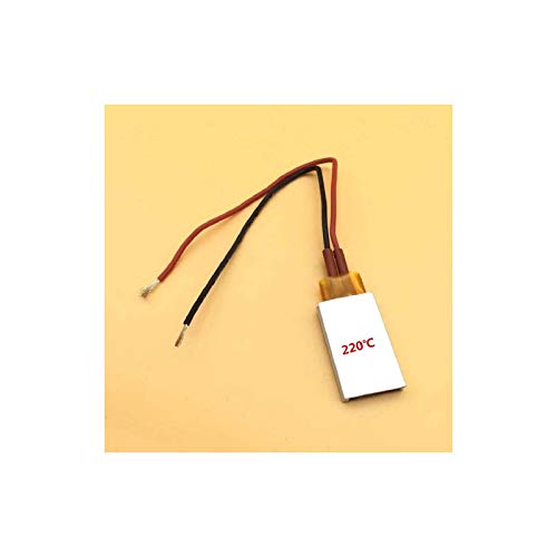 2pcs PTC Heating Element 5W-50W AC DC 12V/110V 80/120/220 Degree consistant Temperature Ceramic Thermostatic (110v 220 Degree) - size: 110v 220 Degree