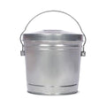 6-Gallon Galvanized Steel Storage Can with Locking Lid – Heavy Duty Metal Container for Dry Pet Food, Bird Seed, Charcoal, Wood Pellets, Sand, Recyclable, Industrial Strength Wire Bail