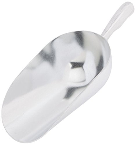 Winco Aluminum Utility Scoop, 38-Ounce, Medium | Or candy, Restaurant service, Great for Ingredients, Ice, Portioning and Food Preparation