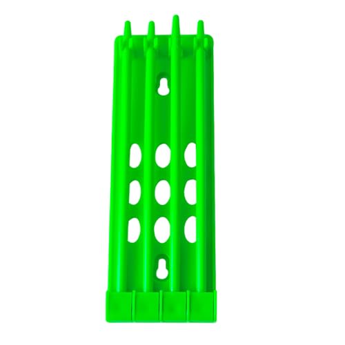 Poultry Leg Ring Storage Rack Plastic Storage Container for Racing Pigeon Leg Bands 7.86 x 2.75 x 0.59 inches Bird Care and Management Accessories Green
