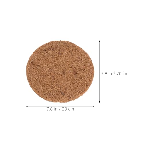 15pcs Pigeon Nest Pads: Bird Breeding Mat for Chicken - 7.87" Natural Coconut Fiber Bird Egg Mat - Nesting Bowl Box Pad for Parakeet Hatching Bedding