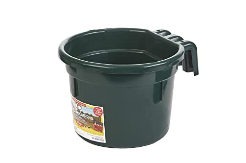 Duraflex 8 Quart Hook Over Feed Pail - color: Green