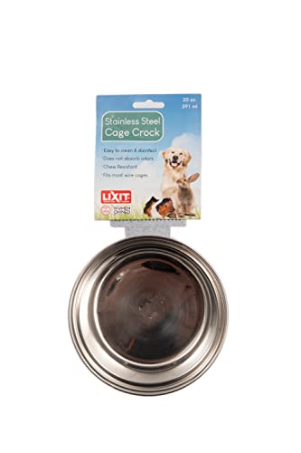 Lixit Stainless Cage Bowl, 20oz