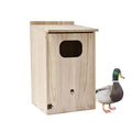Wood Duck House, Sturdy Weather-Resistant Nesting Box and Shelter | 17x10x10 Inches, Weather-Resistant, for Ducks, Hooded Mergansers & Waterfowl, Ideal for Outdoor Ponds, Wetlands & Backyards
