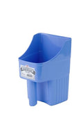 Little Giant® Plastic Enclosed Feed Scoop | Heavy Duty Durable Stackable Livestock Feed Scoop with Measure Marks | Livestock Handling Scoop | Farm, Ranch & Pet | 3 Quart | Berry Blue - color: Berry Blue
