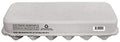 Blank 12-Egg Flat Top Paper Pulp Egg Carton with Nutrition Facts, Safe Handling Info, Optional UPC - 125 Pack