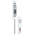 Winco 3 1/8" Probe White Digital Pocket Thermometer | Digital precision, Easy-to-read lcd face, Built-in clip for portability, Foodservice