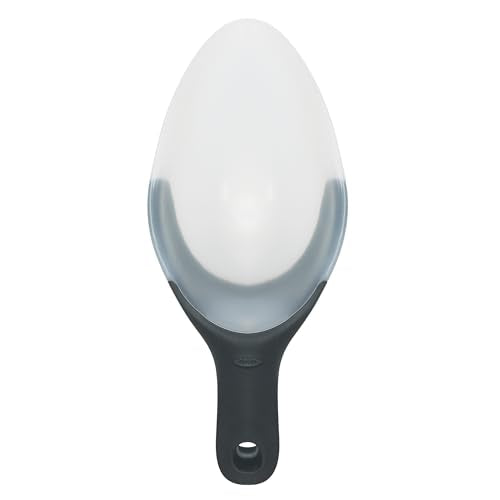 OXO Good Grips Flexible Scoop with Non-Slip Handle, 1 Cup | Flexible Scoop for Flour, Pet Food, Ice, 1 Cup Capacity, Soft Grip Handle, Freezer-Safe, Dishwasher Safe