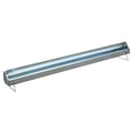 FARM-TUFF Reel Top Rectangular Poultry Feeder, 36 Inch - Heavy-Duty Galvanized Metal Feeder Trough with Anti-Roost Reel & Spill Resistant Design - Long Feeding Space for Backyard Flocks & Farms