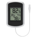 Urageuxy Wired Indoor Outdoor Thermometer, Home Room Temperature Monitor with Min/Max Record and 78.74inch Line Probe Sensor, Fahrenheit Only