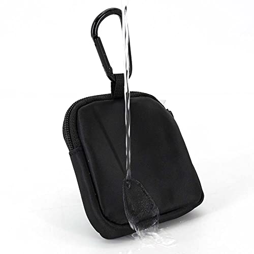 Waterproof Dog Treat Pouch, Dog Training Treat Pouch Built in Poop Bag Dispenser Adjustable Shoulder Bag (BLK) (BLK) - color: BLK