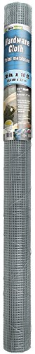 YARDGARD 1/2 Inch Mesh Welded Wire Fence, Hardware Cloth, 19 Gauge Galvanized Steel for Garden Protection, Cage Fencing, Chicken and Rabbit Barriers, and Crafts, 36 Inches x 10 Feet - size: 36 Inches x 10 Feet