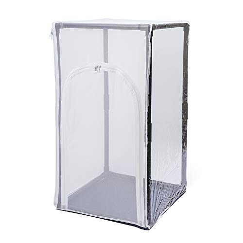 30" Large Monarch Butterfly Habitat Cage, Outdoor Insect Mesh Cage Terrarium (Diameter 19mm Pipe) - style: Cover Wraps Frame 30" Tall (DIA 19mm Pipe)