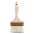 Winco 4" Boar Bristle Basting Brush | Durable Bristles, Basting, Glazing, Marinades, Butter and Pastry Prep, Shed resistant - size: 4", style: Flat
