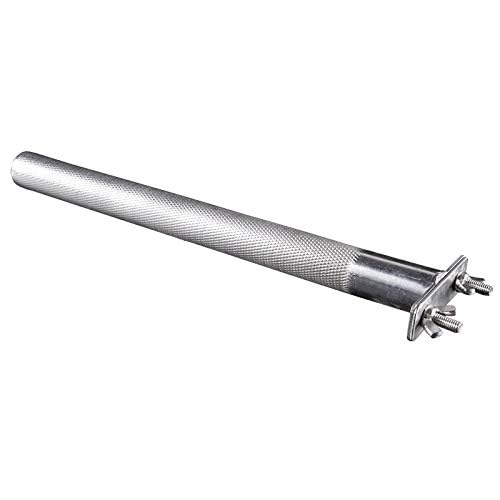 Bird Perch Stainless Steel Stand Parrot Rod Grinding Claws Trimming Beak Nails Grinding Stick Exercise Platform for Parakeet Cockatiel Conure African Grey Macaw Finch Bird Cage Accessories (S) - size: S: 7.19x 0.75inch