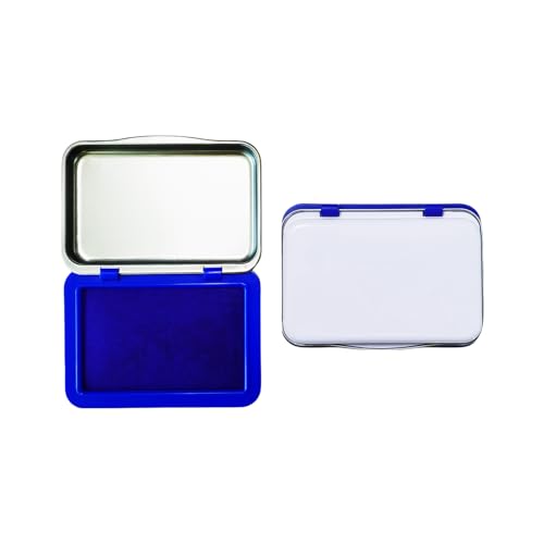2PCS Egg Date Marking Stamp Ink Pad, 2.95 x 2.16 inches, for Fresh Eggs (Blue) - color: 2 Blue