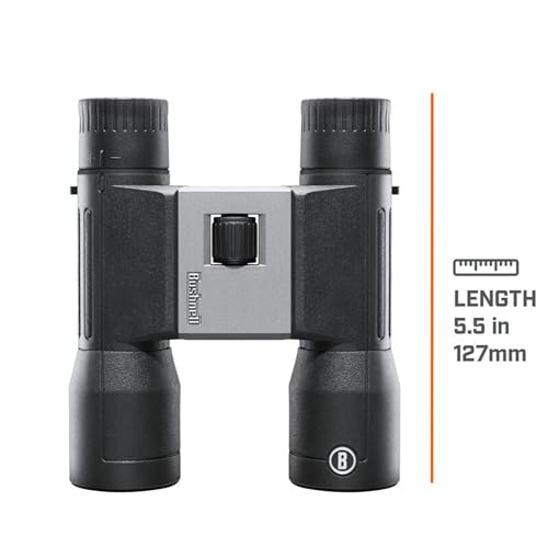 Bushnell PowerView 2 Binoculars, High-Definition Binoculars with Multi-Coated Lenses, Durable Aluminum Alloy Chassis, Wide Field of View, Ideal for Wildlife Observation, Hiking and Sporting Events - style: 16x32