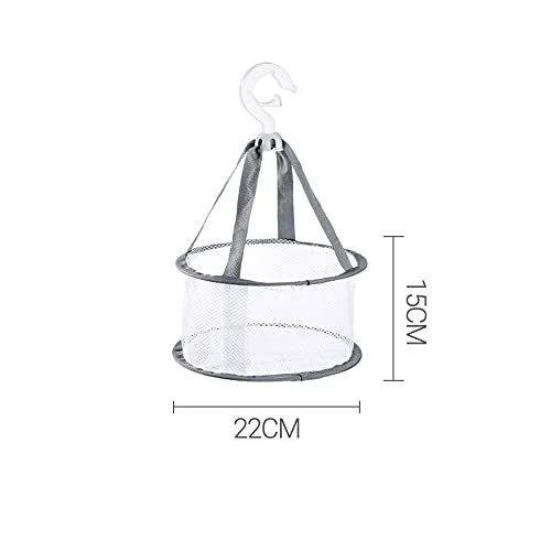 SooGree 2PCS Makeup Brush Dryer Hanging Mesh Rack Basket for Makeup Tool | For Makeup Tools Cleaning, Mini Cosmetic Brushes Sponges Drying Holder, Organizer, Beauty Egg Drying Net - color: White