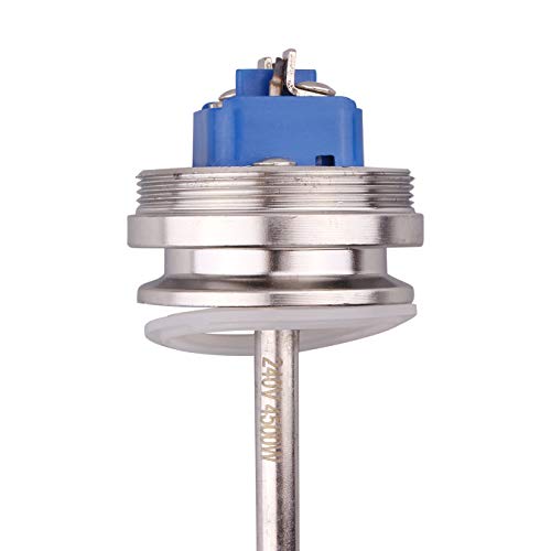 DERNORD 1.5" Inch (OD50.5mm) Tri-clamp Foldback Heating Element Stainless Steel Immersion Water Heater (240v 4500w) - size: 240V 4500W
