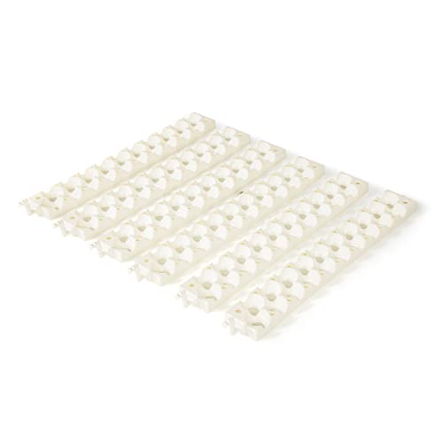 Farm Innovators 3400 Quail Rail Fits 240 Small Eggs, Replaces Standard Chicken, Goose, & Duck Trays in Model 3200 Automatic Egg Turner (12 Pack)