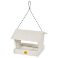 Birds Choice GSHF200 Hopper Feeder, Recycled Hanging Bird Feeder, Medium, Sea Salt | Made in the USA, Recycled Plastic Construction, Simple to Fill, Weather-Resistant for Year-Round Backyard Use - color: Sea Salt