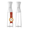 Continuous Ultra Fine Mist Spray Bottle – Refillable Water Mister for Hair, Hairstyling, Barber, Salon, Plants, Cleaning, Skincare – (350ml 2Pcs, Transparent bottle) - color: Transparent bottle, style: 350ml 2Pcs