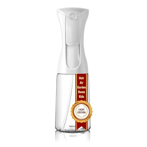 Continuous Ultra Fine Mist Spray Bottle (200ml 1Pcs, Transparent bottle) - color: Transparent bottle, style: 200ml