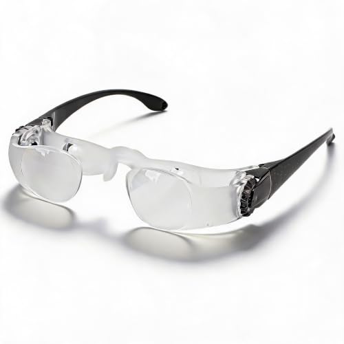 Binoculars Glasses, Opera Handsfree Binocular Telescope, 4X Magnification, Adjustable Focus Distance, for Outdoor Huntings Bird Watching Fishing Concerts (Hyperopia Version)