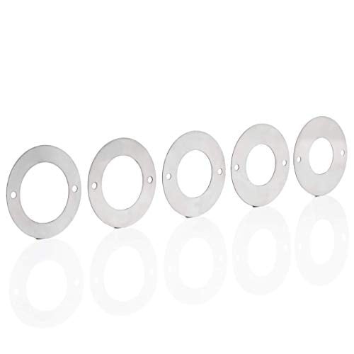 WHITEHORSE Bird House Predator Guards - Size #1 - a Set of 5 Stainless Steel Rings with a 1 9/16" Hole Size (40mm) - Protects The Entry Hole … - size: Size #1 (1 9/16")