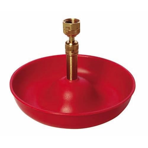 Little Giant® Automatic Poultry Fount | Game Bird Fount | Heavy Duty Plastic | Waterer Bowl with Hose Attachment | 1.5 Pints