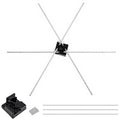 Yaocom 1 Set 3 Pcs Hanging Gourd Bracket, Purple Martin Gourds Hangers, Only Compatible with 28mm/1.1in Pole，Round, Aluminum Bracket, Durable and Easy to Install