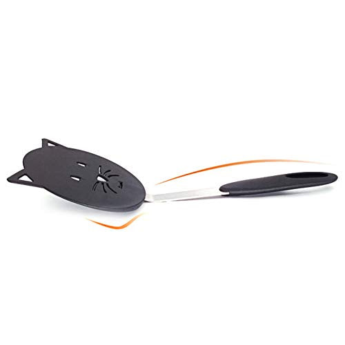 Spatulas for Nonstick Cookware,Nylon Turner Non Scratch Spatulas,Kitchen Utensils Cute Cat Shape Heat Resistant Wok Spatula for Cooking,Fish, Eggs, Pancakes, Fried Rice