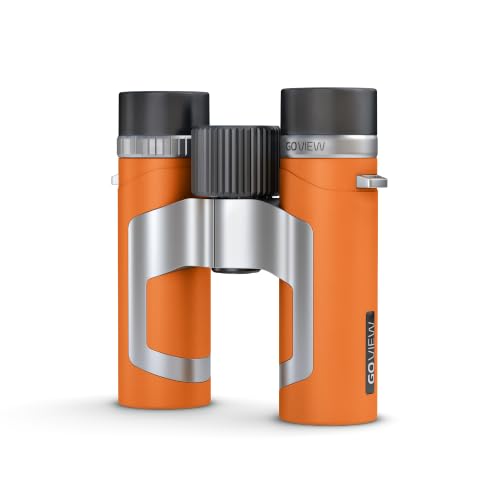 ZOOMR 10x34 Binoculars for Adults, BAK4 Prism - Sunset Orange | Lightweight, Fully Multi-Coated Optics, Smartphone Adapter Compatible, Waterproof IPX5/6 PORTR™ - color: Sunset Orange