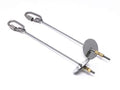 2PCS Stainless Steel Parrot Feeder Rabbit Bird Cage Fruit Vegetable Food Holder Skewer Foraging Toy Animal Treating Tool