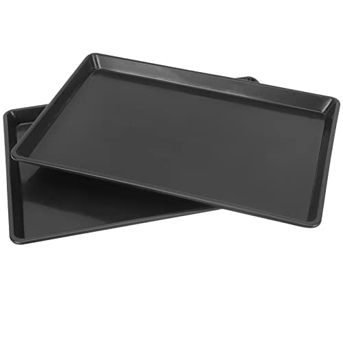 Ipetboom 2PCS Large Dog Crate, 11.7x11.8 Dog Crate Pans Replacement Tray, Plastic Bottom Dog Kennel Crate Tray for Pet Cages - size: 46x30cm