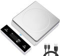 THINKSCALE Digital Kitchen Scale, 11lb/5kg, Wireless Detachable Display | Magnetic Pull-Out, USB-C Rechargeable, 1g/0.01oz, Tare, 6 Units, Stainless Steel, for Baking, Cooking, Keto & Meal Prep - color: Luminary Stainless Steel