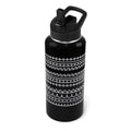 Hidden Message Water Bottle Funny F This S Mug Gag Christmas White Elephant Gifts for Work Bestie,Friends,Coworkers Travel Thermal Double Walled Vacuum Insulated Bottle Cup Leak Proof Tumbler-32 oz - color: hidden message black