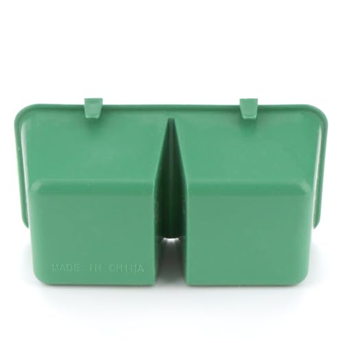 12 Pack Bird Plastic Feeder 2-in-1 Double Trough Bird Seed Food Feeding Dish for BIrd Cage Poultry Pigeon Parrot Parakeet Budgie